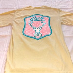 Jadelynn Brooke Deerly Southern Yellow Tee (Small)